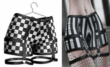 [DumDum] Strapped Shorts - Squares