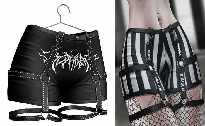 [DumDum] Strapped Shorts - Tribal