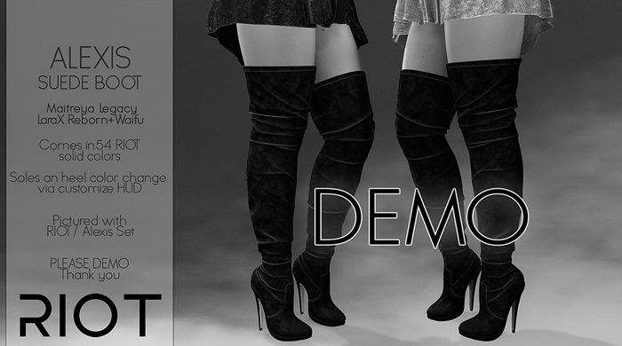 RIOT / Alexis Suede Boot - Demo