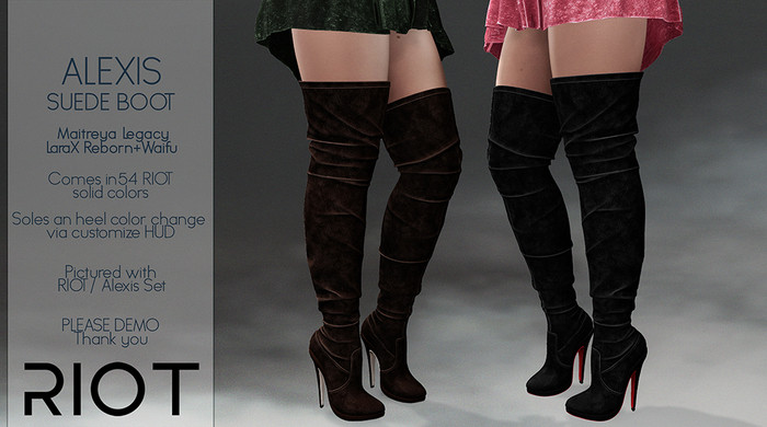 RIOT / Alexis Suede Boot - Fatpack
