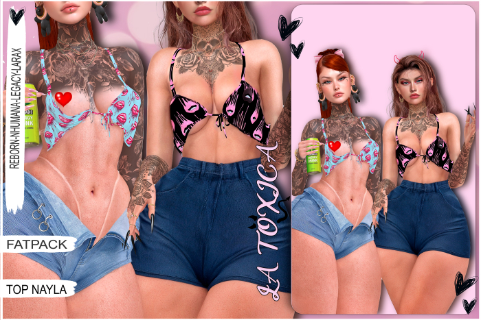 LA TOXICA-TOP NAYLA-FATPACK