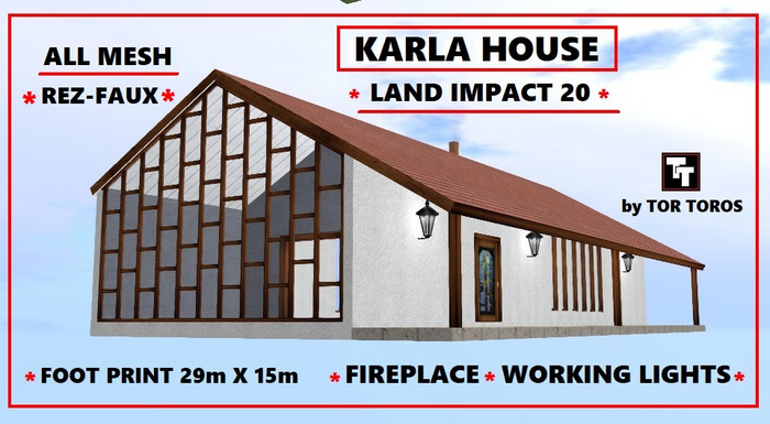 KARLA HOUSE (BOXED) 20Li LOW PRIM HOUSE