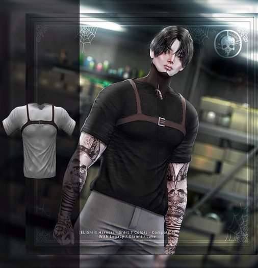 [EL]Shirt Harness White