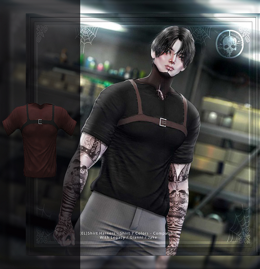 [EL]Shirt Harness Red