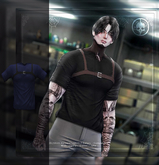 [EL]Shirt Harness Blue