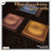 [V/W] Floor Cushions for Low Tables - 3 colors, multiple sits