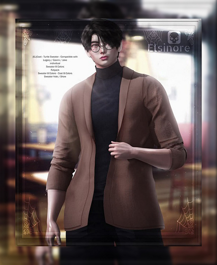 [EL]Coat - Turtle Sweater Fatpack