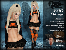 Tameless BOO! Outfit - Orange Halloween Goth Witch