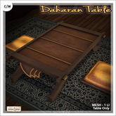 [V/W] Daharan Table - Central Asia inspired Low Table - Mesh Furniture