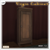 [V/W] Ergin Cabinet - Single Person Wardrobe - 1 LI - Mesh Furniture
