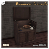[V/W] Hannover Console - Medieval Renaissance Chamber Console with Accessories