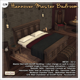 [V/W] Hannover Master Bedroom - Medieval / Renaissance Complete Bedroom Set