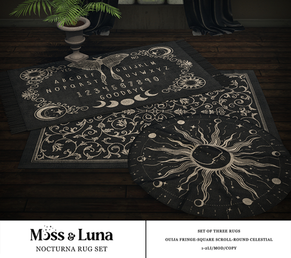 Moss & Luna- Nocturna Rug Set (add)