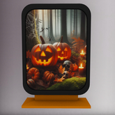 [Street.15] Twin Pumpkins Frame Stand 