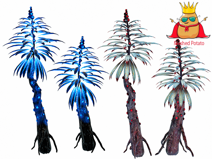 Second Life Marketplace - Meshed Potato Alien Fantasy PBR Sword Plant ...