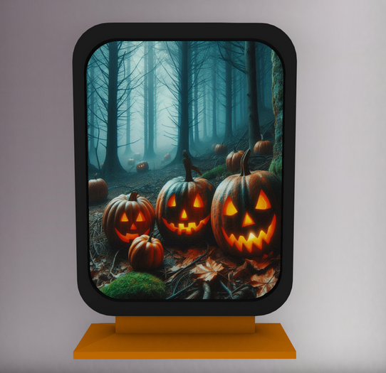 [Street.15] Triple Pumpkins Frame Stand