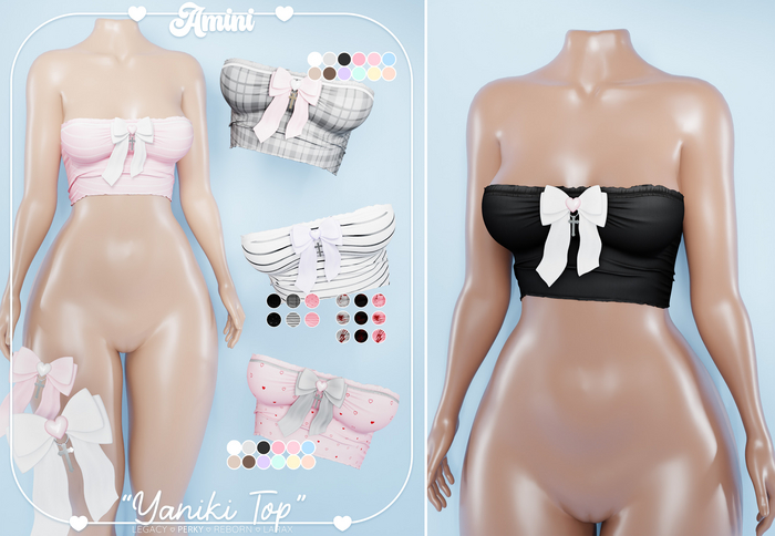 Amini - Yaniki Top [Black]