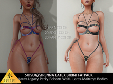 SUISUI//Sirenna Latex Bikini Fatpack!