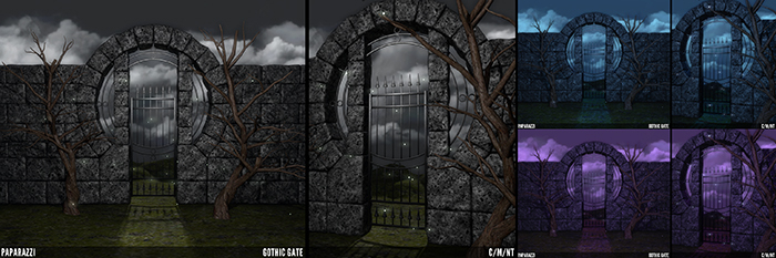 Paparazzi - FATPACK BACKDROPS - Gothic Gate