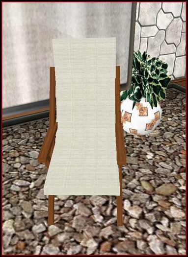 Tan Deck Chair