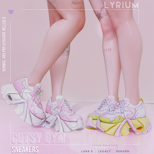 Lyrium. Cutsy Gym Sneakers - FATPACK