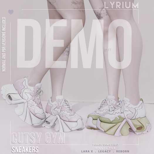 Lyrium. Cutsy Gym Sneakers DEMO