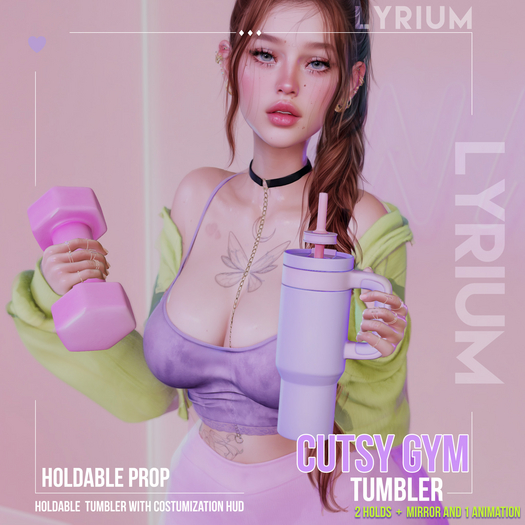 Lyrium. Cutsy Gym Tumbler