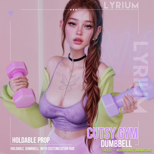 Lyrium. Cutsy Gym Dumbbell