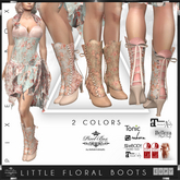 PIXEL BOX - Little Floral Boots