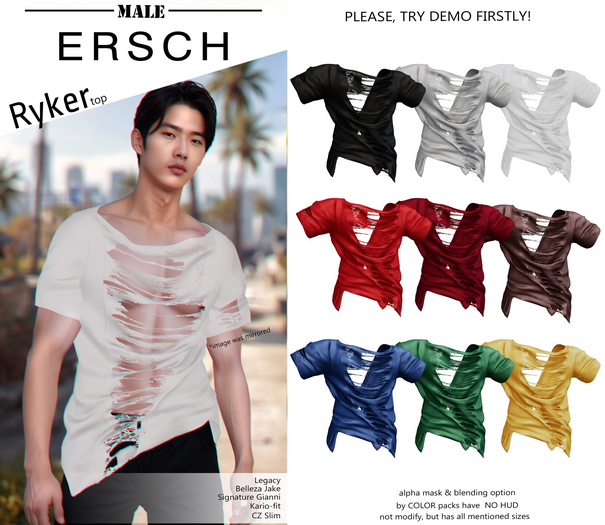ERSCH - Ryker Top -fatpack-