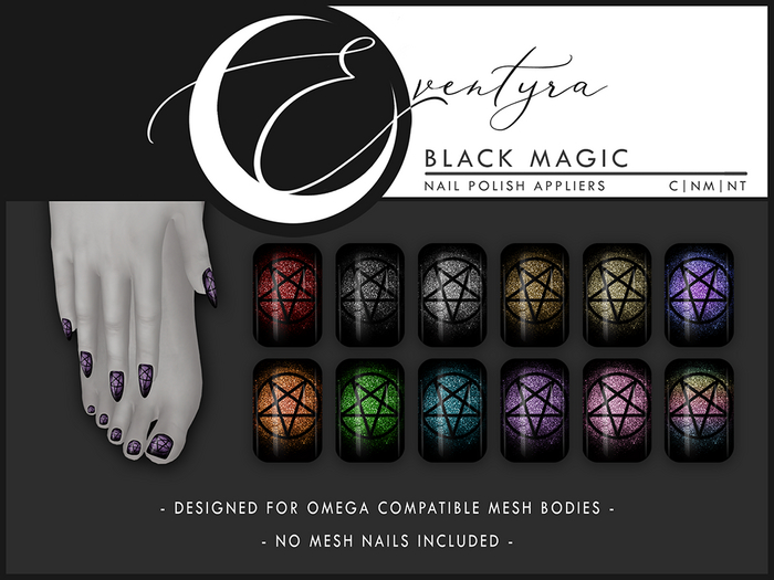 Eventyra - Omega Nail HUD - Black Magic