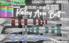 Kailey Arm Belt Checker - FATPACK - Adorable Merchant 