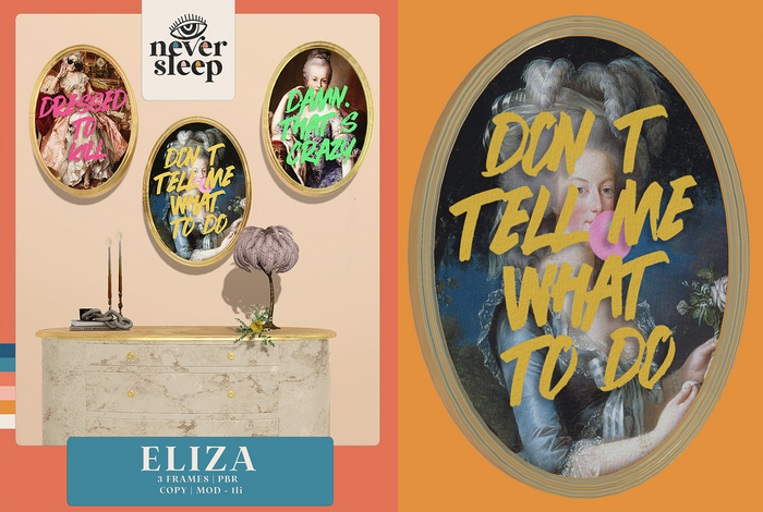 Never Sleep // Eliza Frame // Don't