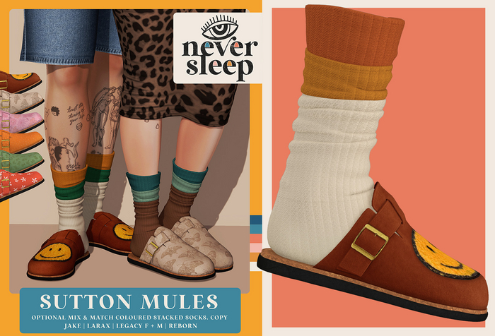 Never Sleep // Sutton Mules // Smile