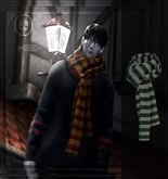 [EL]Scarf Unisex Slytherin