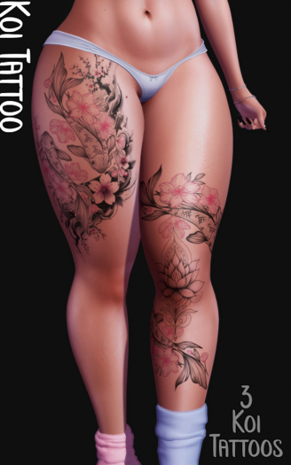 {Absolutely You} Koi Tattoo Set