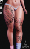 {Absolutely You} Koi Tattoo Set