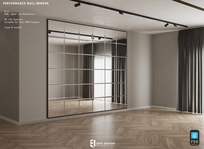 Performance Wall Mirror 3 LI PBR  [Erfe Design]*