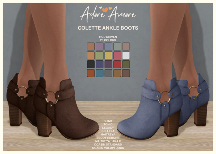 .:Adore:.  Colette - Suede Ankle Boots