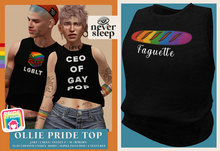 Never Sleep // Ollie Top // Pride // Faguette