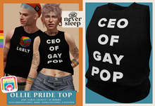 Never Sleep // Ollie Top // Pride // CEO