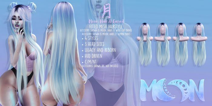 Moon. Hair // - Cursed