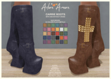 .:Adore:.  Carrie - Boots (With and Without Cross)