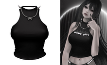 [DumDum] Crescent Top - Black