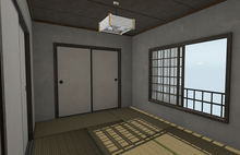 washitsu japanese room backdrop