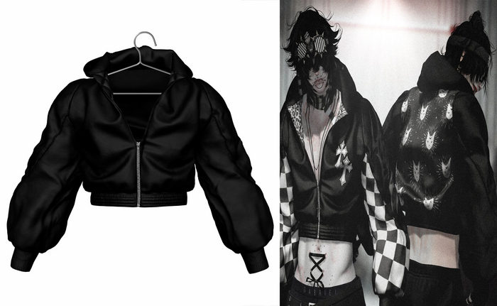 [DumDum] Pulse Jacket - Darkblack