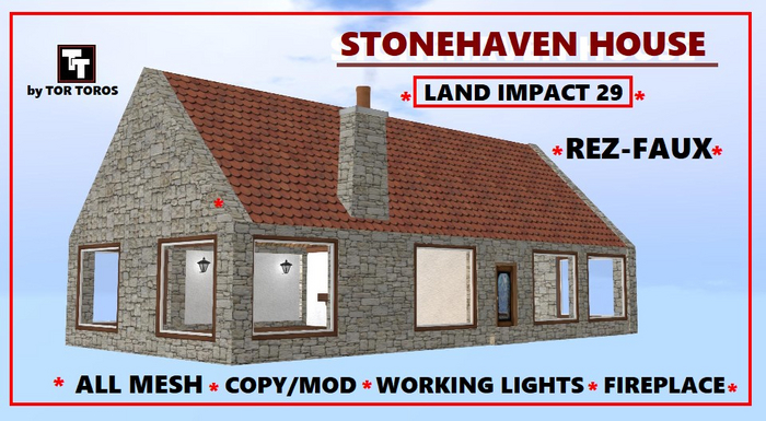 STONEHAVEN HOUSE 29Li (Boxed) LOW PRIM HOUSE>