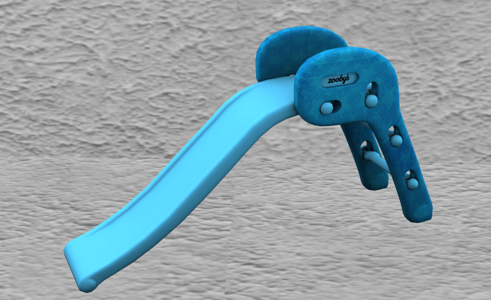 Zooby Outside Slide Blue Stars