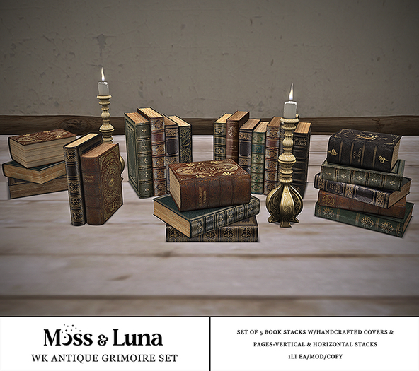 Moss & Luna- WK Book Set (add to unpack)