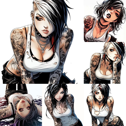 CANVAS GIRL PUNK 1 Wear me!